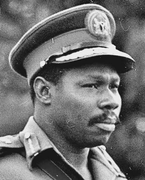 Olusegun Obasanjo during the military